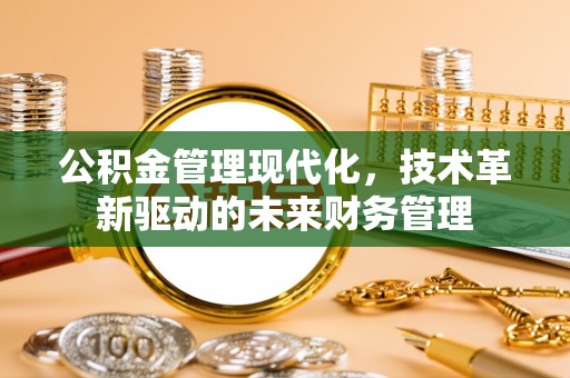 汉滨公积金管理现代化，技术革新驱动的未来财务管理